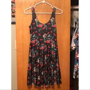 NWT Black Cherry Scoop Skater Dress - Black Milk